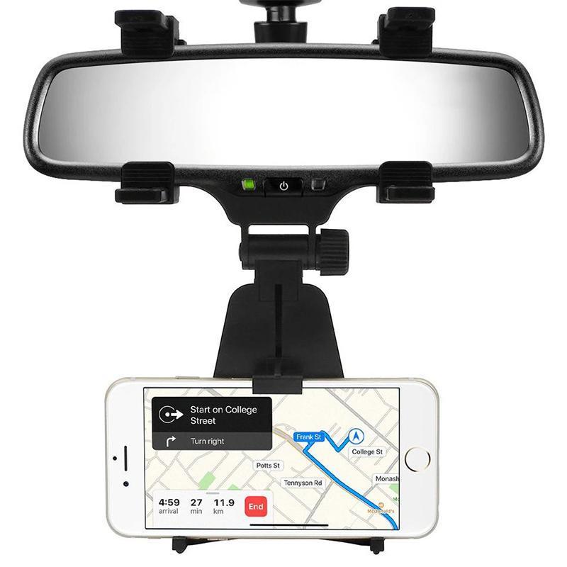 Telefonholder for bakspeilet i bilen | Skanto