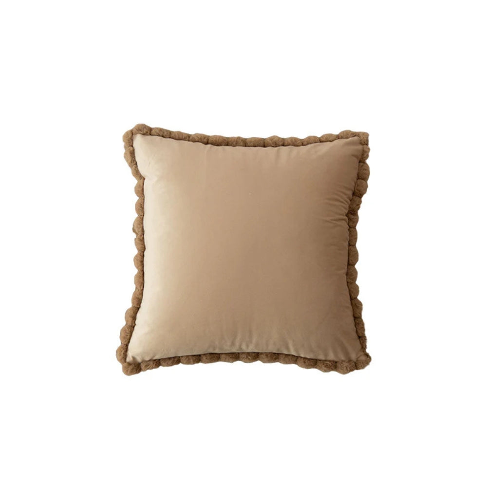 Skanto | Fløyel Pom-Pom Trim Putetrekk