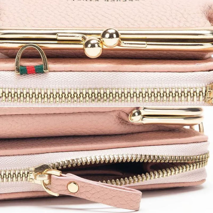 Skanto | Brodert kvinne crossbody lommebok