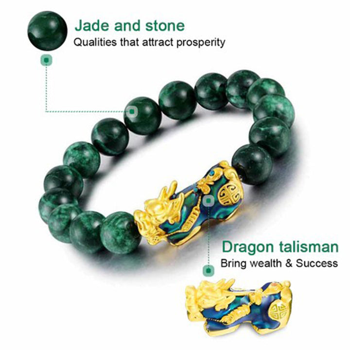 Skanto | Jade Pi Xiu Rikdom Magnet Armbånd