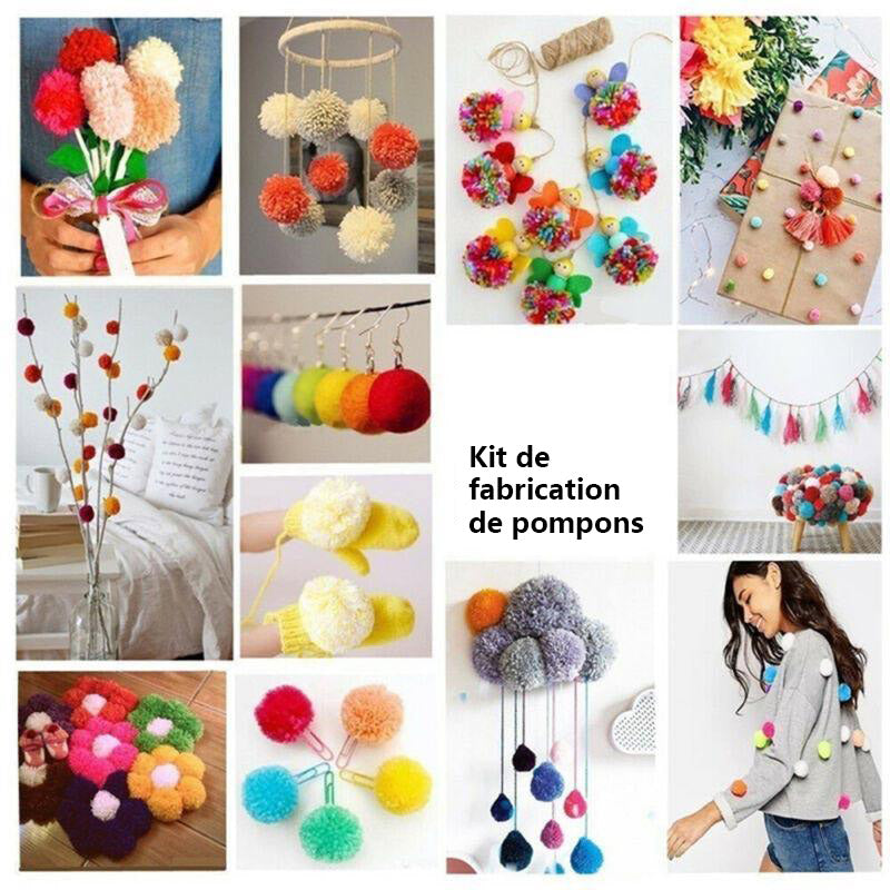 Håndverkssett for pom pom-maskin | Skanto
