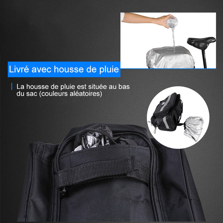 Foldbar oppbevaringspose for sykkel baksete | Skanto