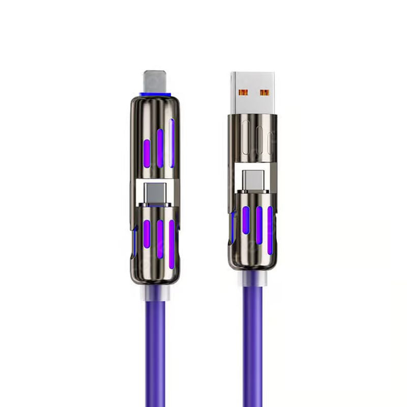 Skanto | 4 i 1 USB ladekabel MAX 240W hurtiglading