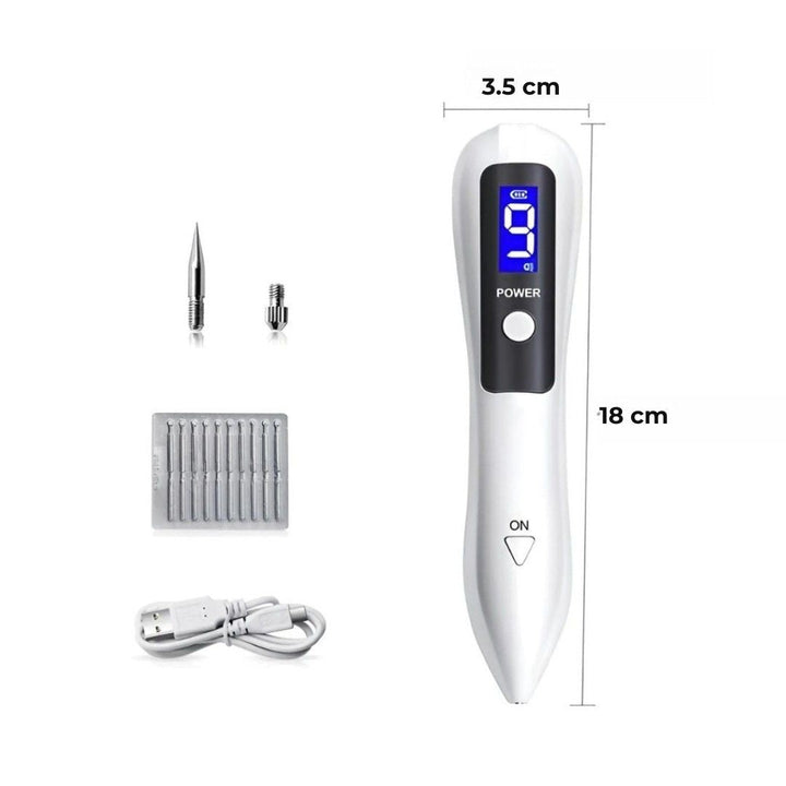ClearSkinPro Laser Plasma Pen - Ikke-invasiv | for fjerning av fregner, hudflekker, prikker, føflekker og tatoveringer hjemme Skanto