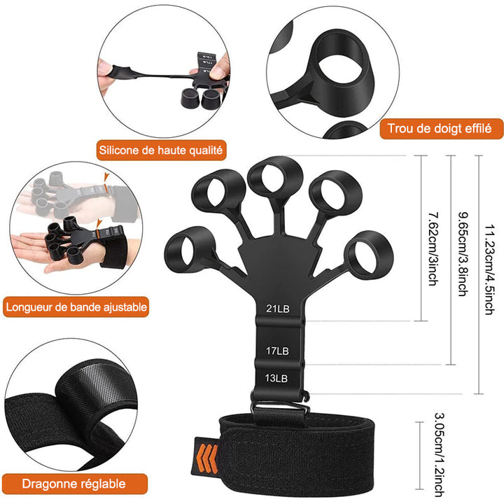 Silikon finger treningstrener | Skanto
