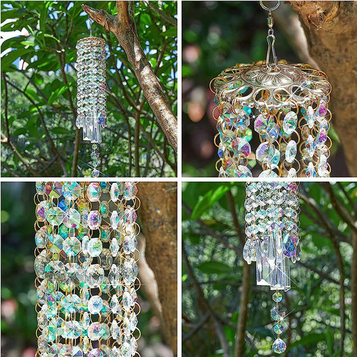 Aurora Crystal Glass Vindspill | Skanto