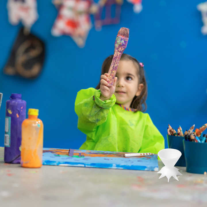 Skanto | Pouring Colors Flower Split Art Cup