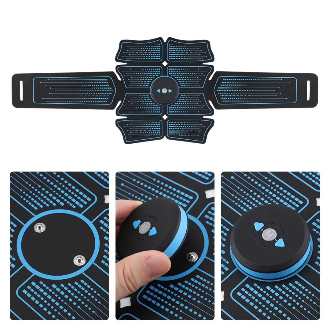 CorePulse Abdomenal Elektrisk Muskelstimulator | Belte for Muskeltoning - Magefettapning - Post-treningsgjenoppretting og Smertelindring Skanto