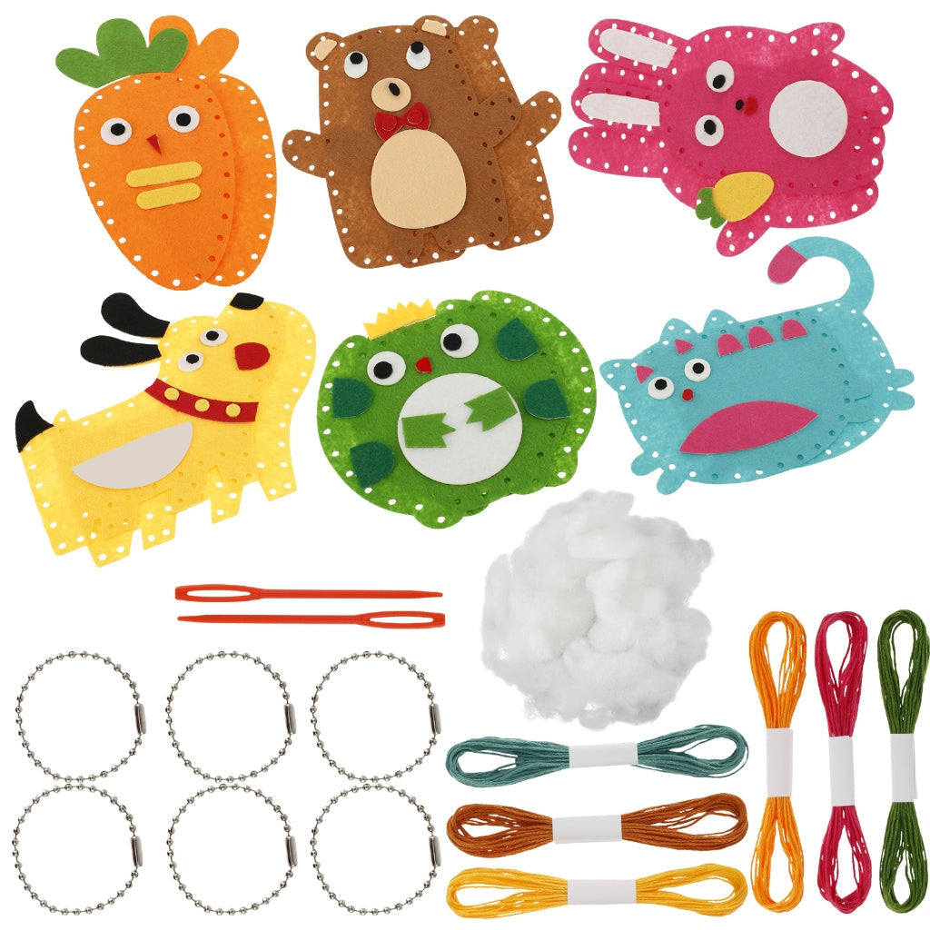Skanto | Safe Felt Animal Set for DIY Sewing