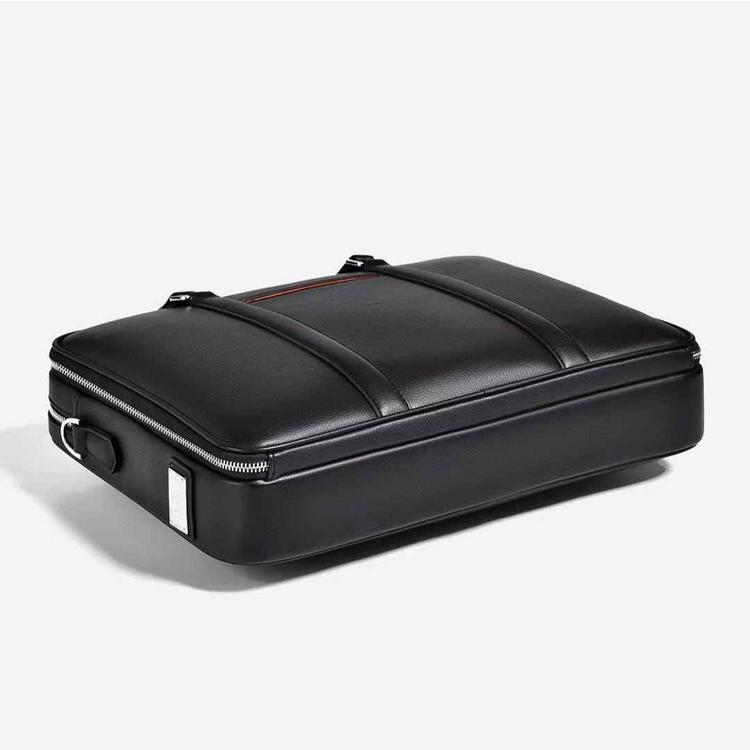 Skanto | Manhattan Læder Forretnings Laptop Dokumentmappe Crossbody Håndtaske