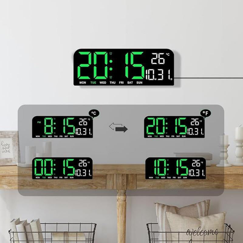 Skanto | LED Digital Vekkeklokke