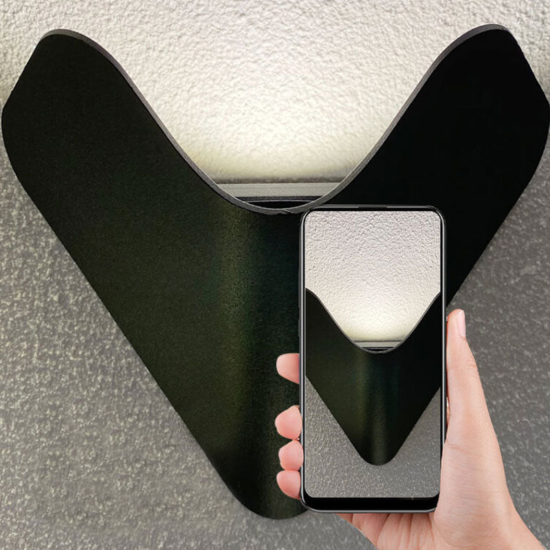 Moderne Kreativ Trekant Aluminium LED Utendørs Vanntett Vegglampe | Skanto