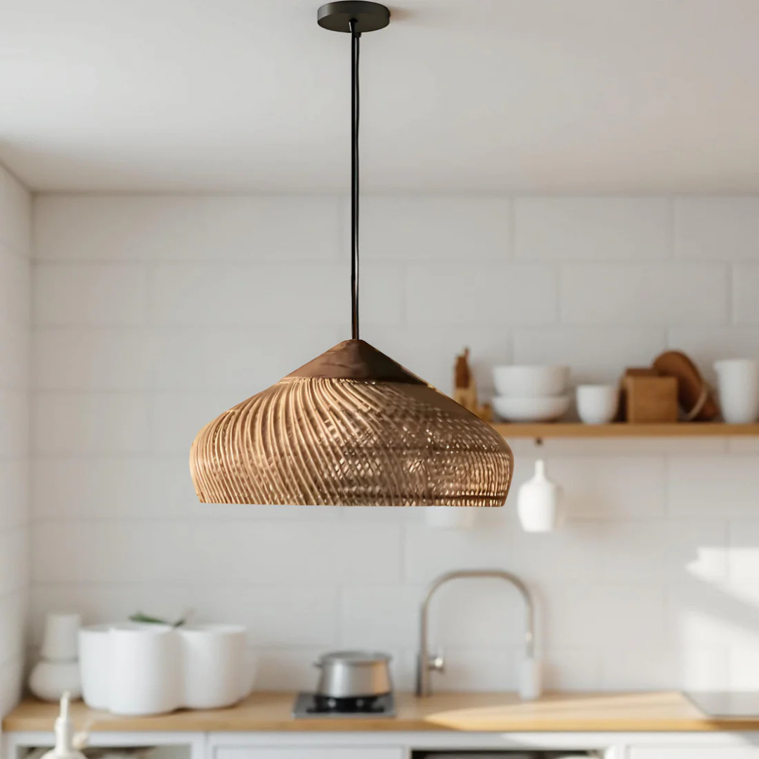 Skanto | Rattan Boho Pendellampe