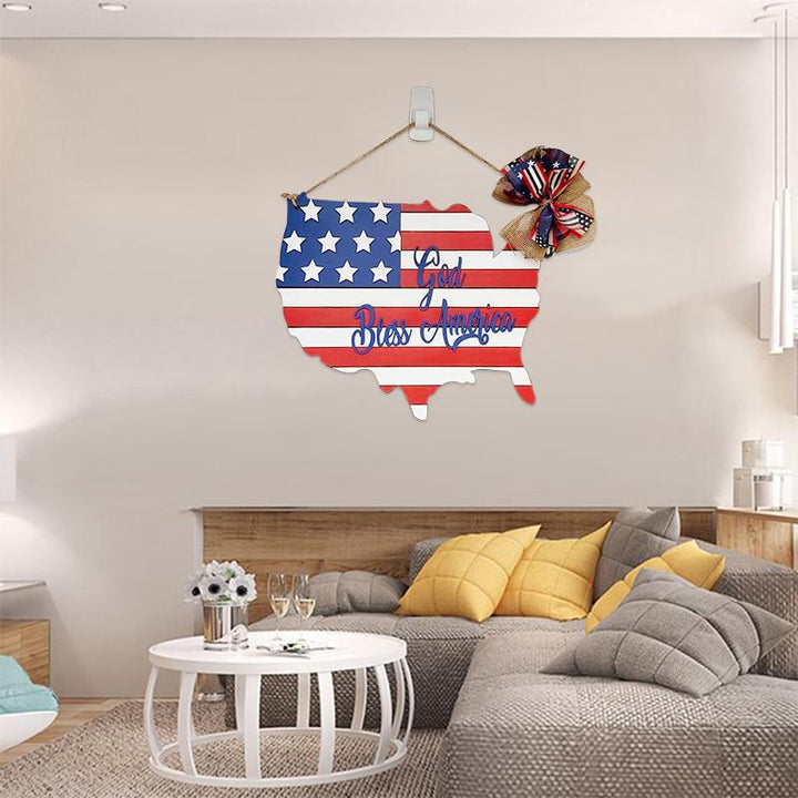 Skanto | Amerika Flaggt dekorativt skilt