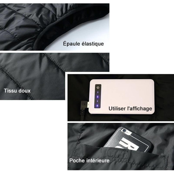 Men's heated vest insulated | Skanto