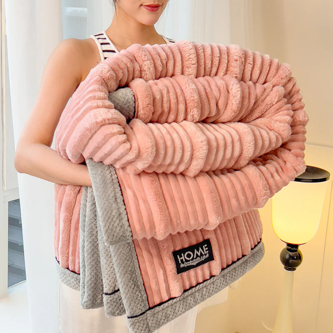 Skanto | Varm Plush Vinterteppe for Seng & Sofa