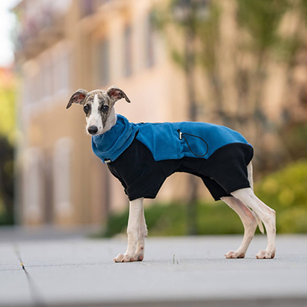 Skanto | Full Protection Polar Fleece Hundedress med Avtagbar Krage
