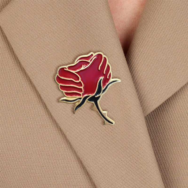 Skanto | Rose Resilience Emalje Krage Pin