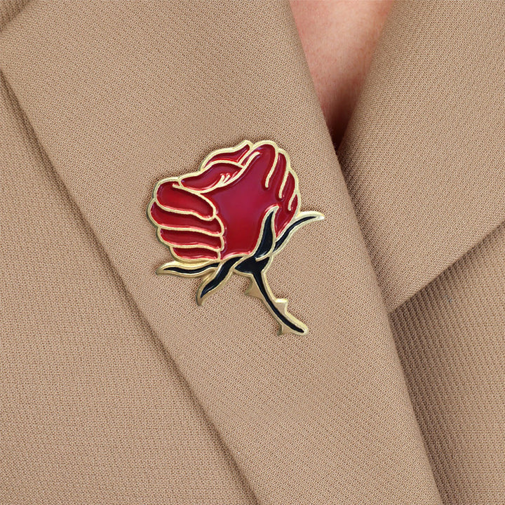 Skanto | Rose Resilience Emalje Krage Pin
