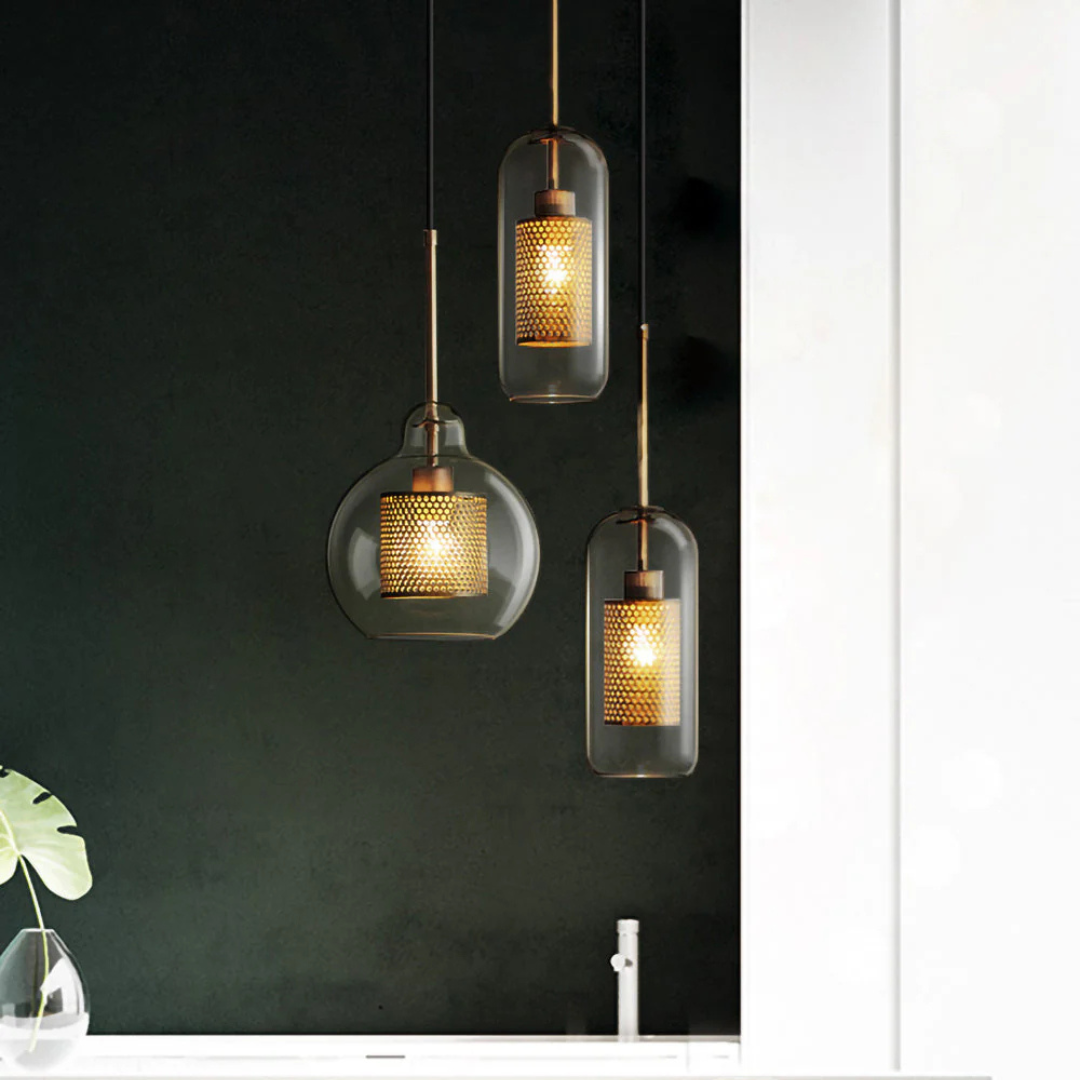 Skanto | Design Pendellampe Spisebord Laget av Glass