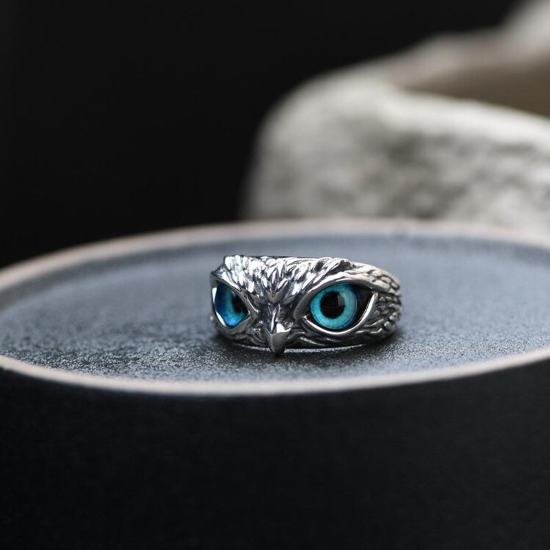Ugle Ring Dæmon Øye Justerbar | Skanto