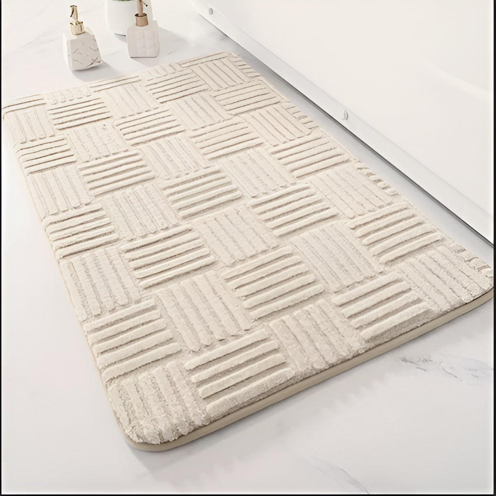 Skanto | Vivid Grid Absorberende Bade Matte