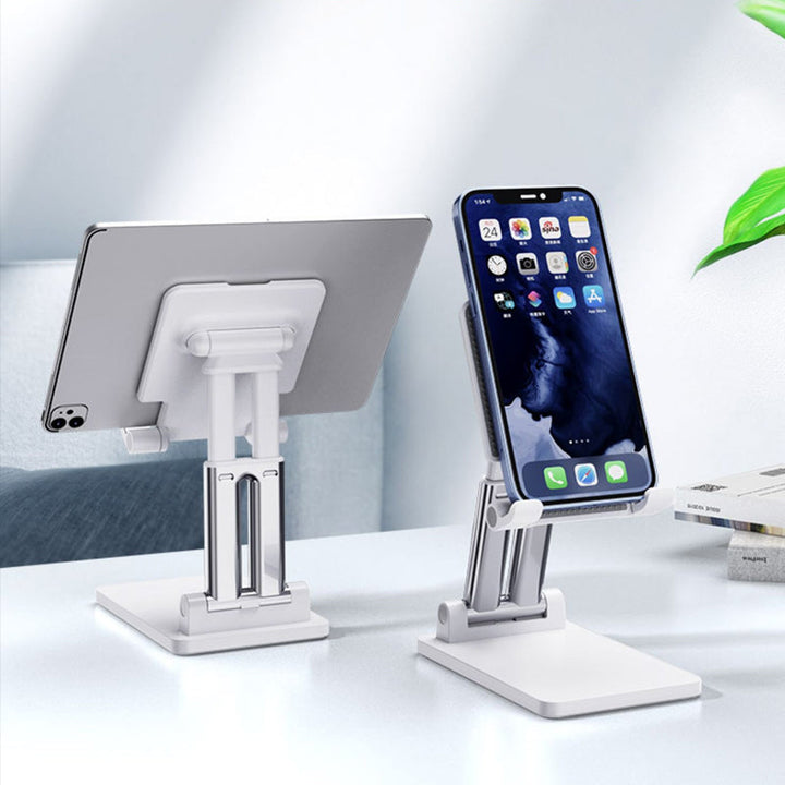 Skanto | Justerbar Ergonomisk Sammenleggbar Tablet/Telefon Stativ
