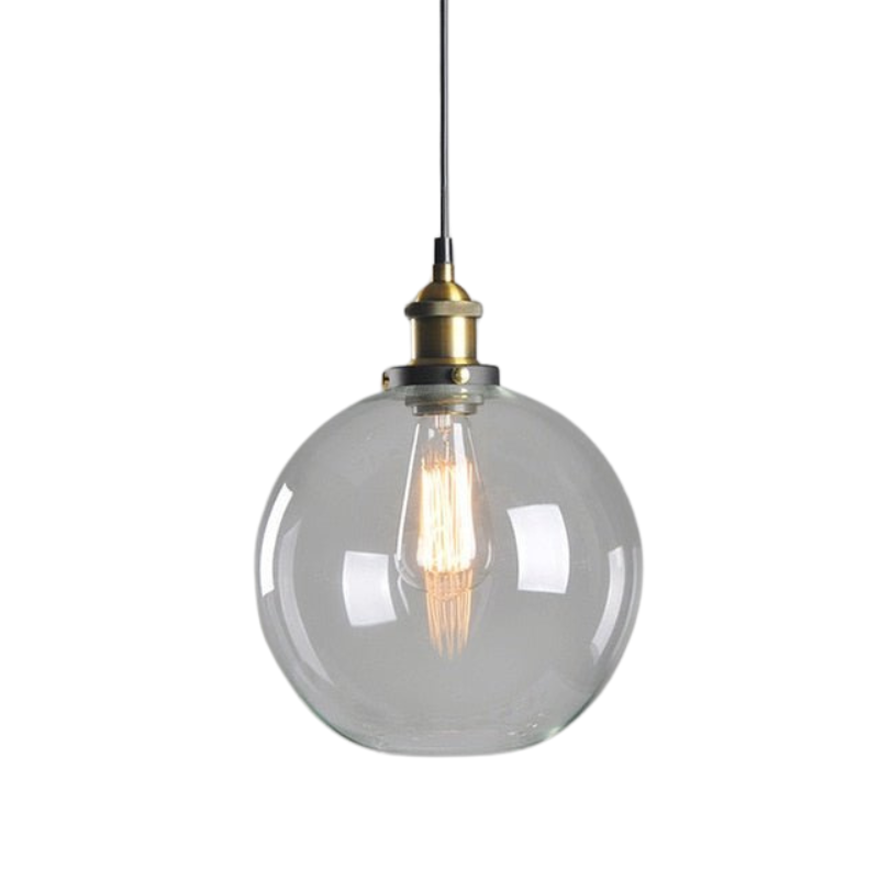 Skanto | GlassHaven – Elegant Industriell Pendellampe
