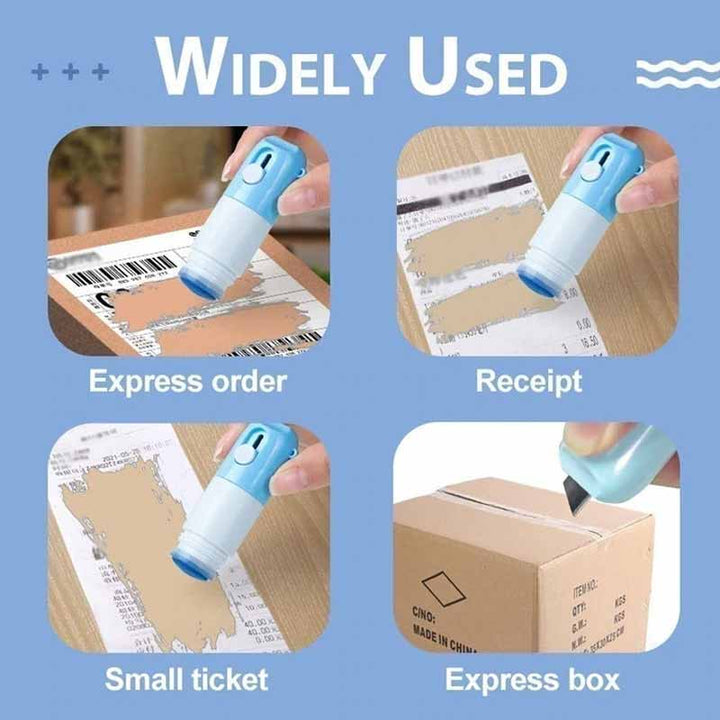 Skanto | Termisk Papir Korrigeringsvæske med Unboxing Kniv