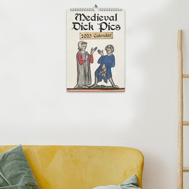 Skanto | Morsom Middelaldersk Veggkalender 2025 – Humor & Kunst