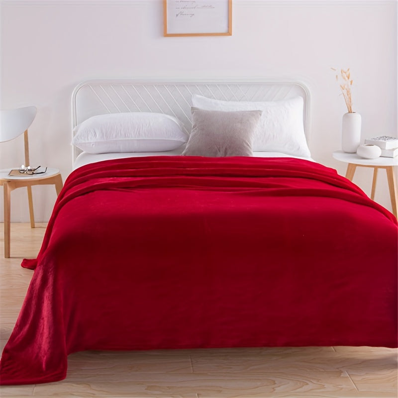 ComfortFlannel – Luksus, Pustende Polyester Teppe for Alle Sesonger Skanto