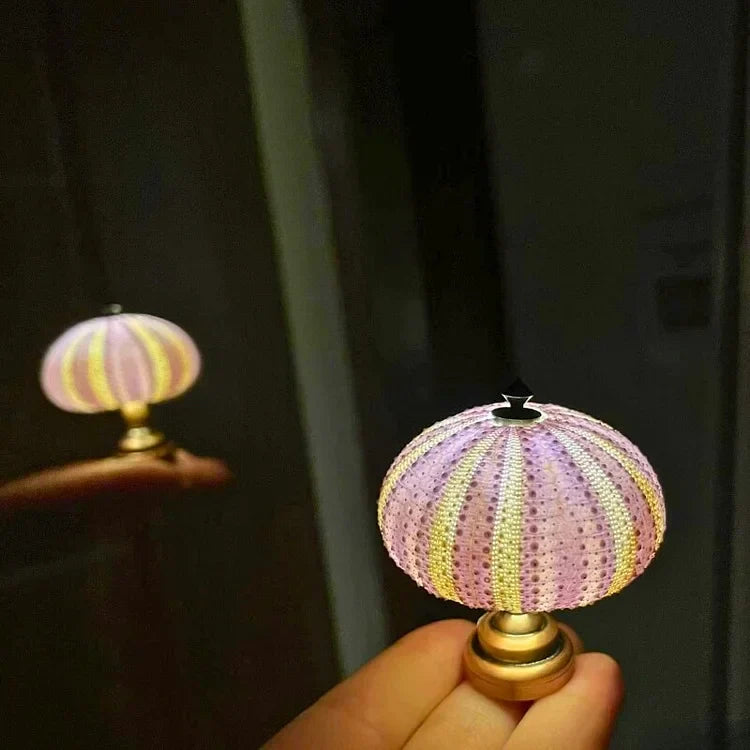 Skanto | LumiCraft – Unik DIY bordlampe med naturlig sjøskjell for en koselig dekor