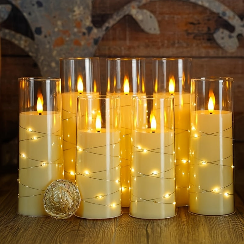 Skanto | SoftFlame - LED Lyssett med Fjernkontroll