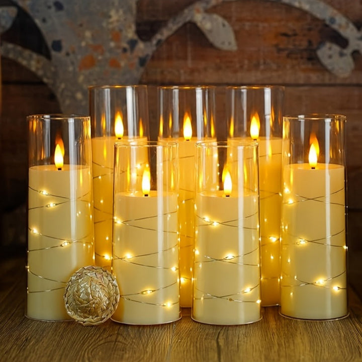 Skanto | SoftFlame - LED Lyssett med Fjernkontroll