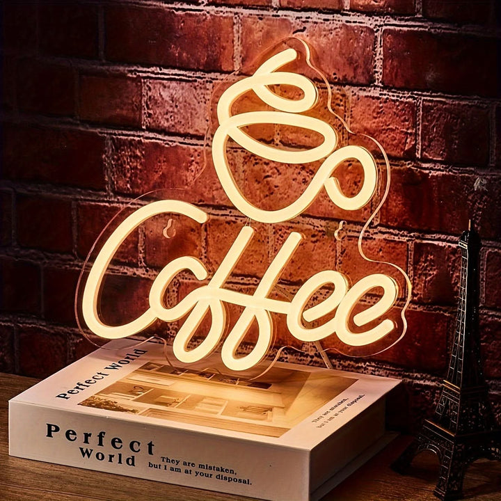 Skanto | Neon LED Kaffeskilt for Kjøkken eller Kafévegg