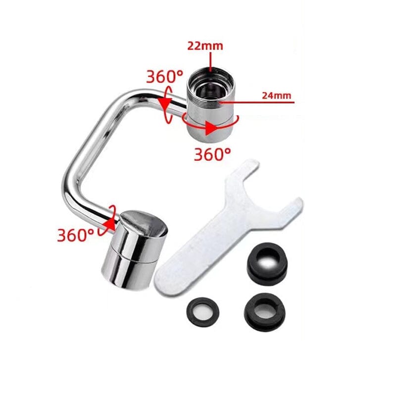 Skanto | FlexSplash - Premium 1080° roterbar kran for presis vannekontroll