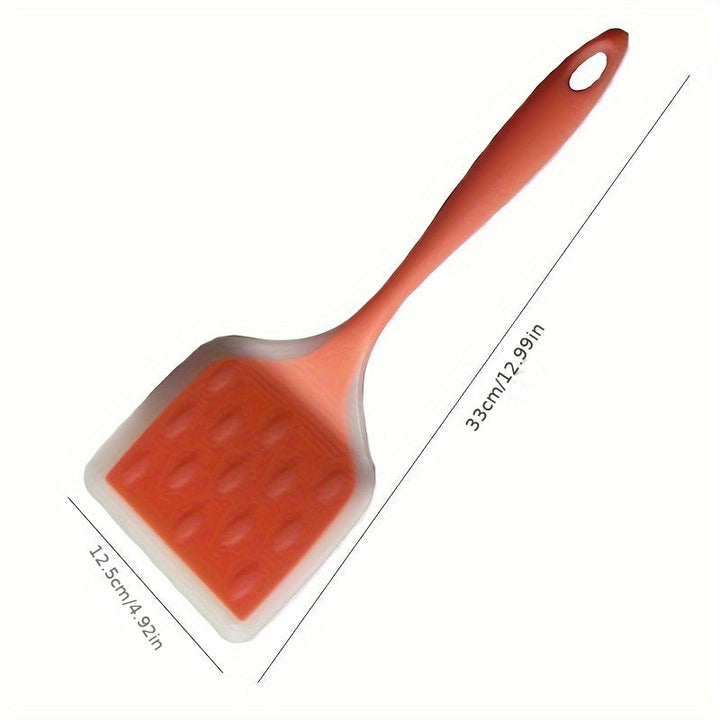 Skanto | Ekstra Stort Silikon Spatel Sett – Non-stick, Varmebestandig & Ergonomisk for Enkel Løsning av Mat, Perfekt for Matlaging & Baking