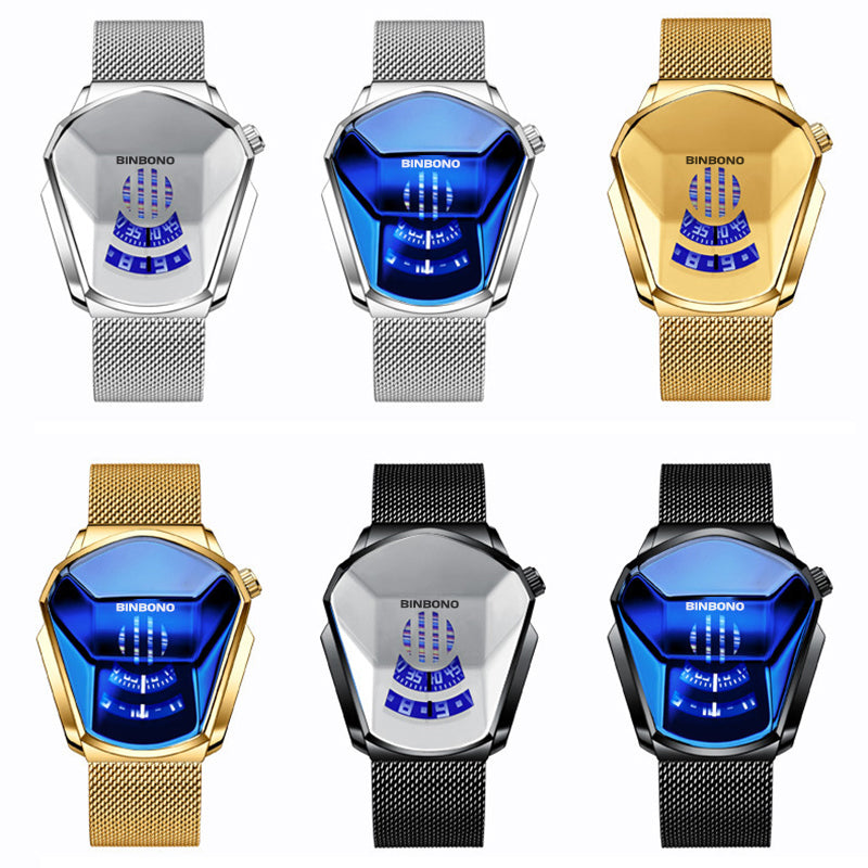 Skanto | Menns Diamant Stil Kvarts Ur