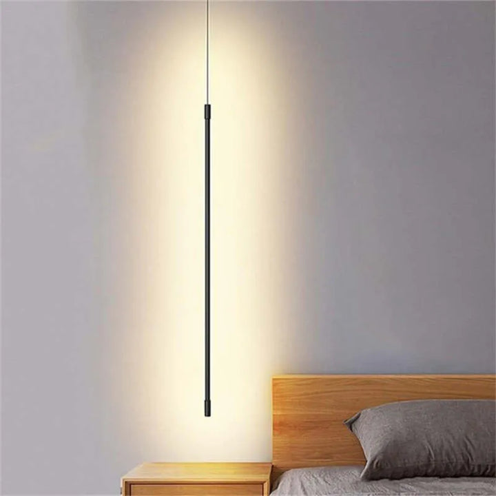 Skanto | Pendellampe Slim Svart Metall Soverom Lampen