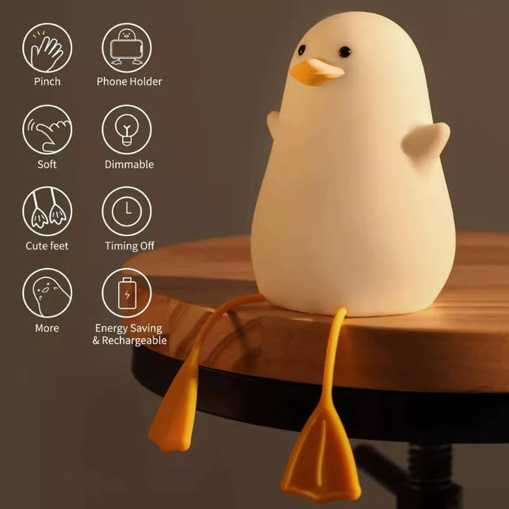 Charming Duck Soft Glow LED Skrivebord Lampe | Skanto