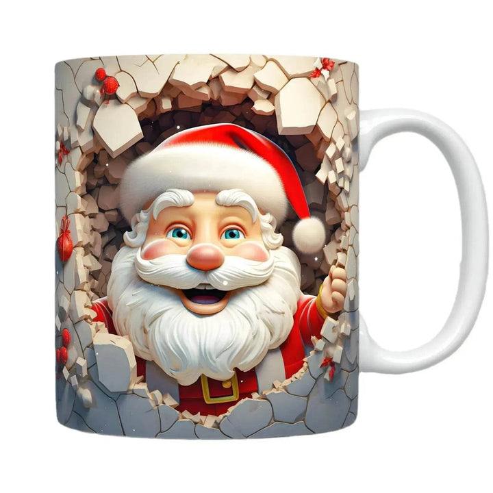 Skanto | Kreativ 3D Julekeramikk Kopp Julegave