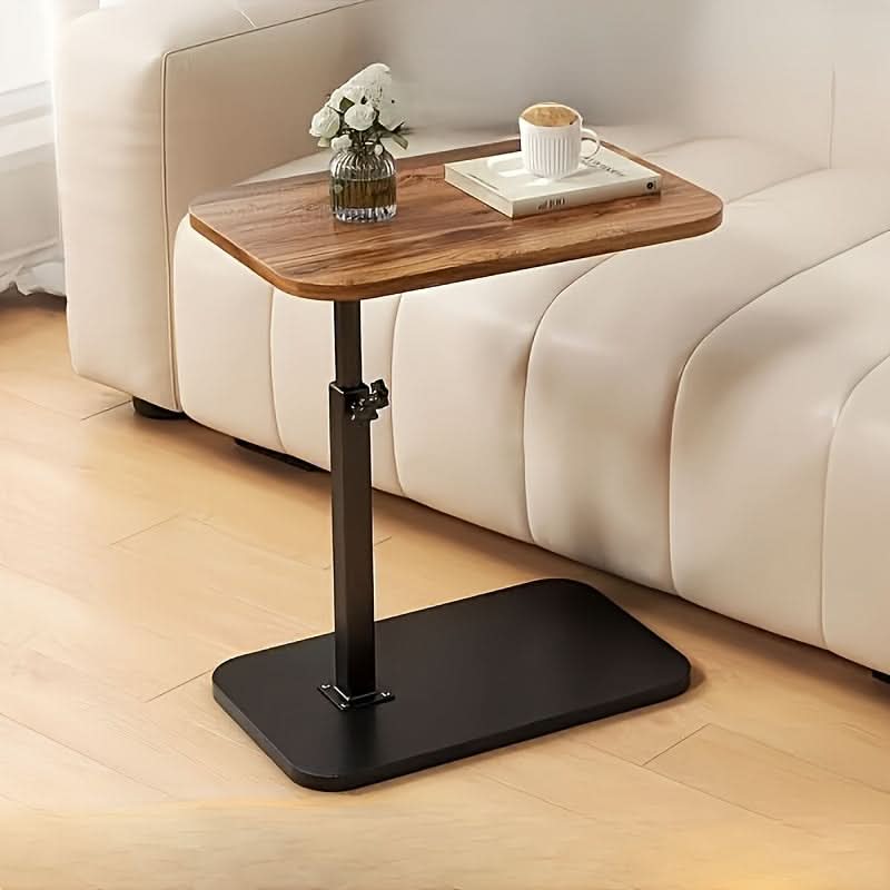 Skanto | Justerbart Sidebord – Tre & Metall for Sofa eller Seng