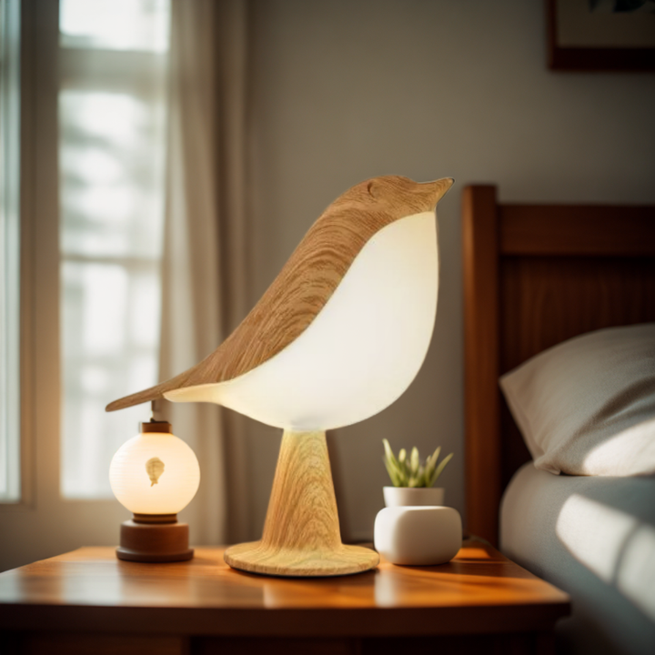 Skanto | LumiNest Myk Nattlampe | En sjarmerende lampe som beroliger og forskjønner plassen din
