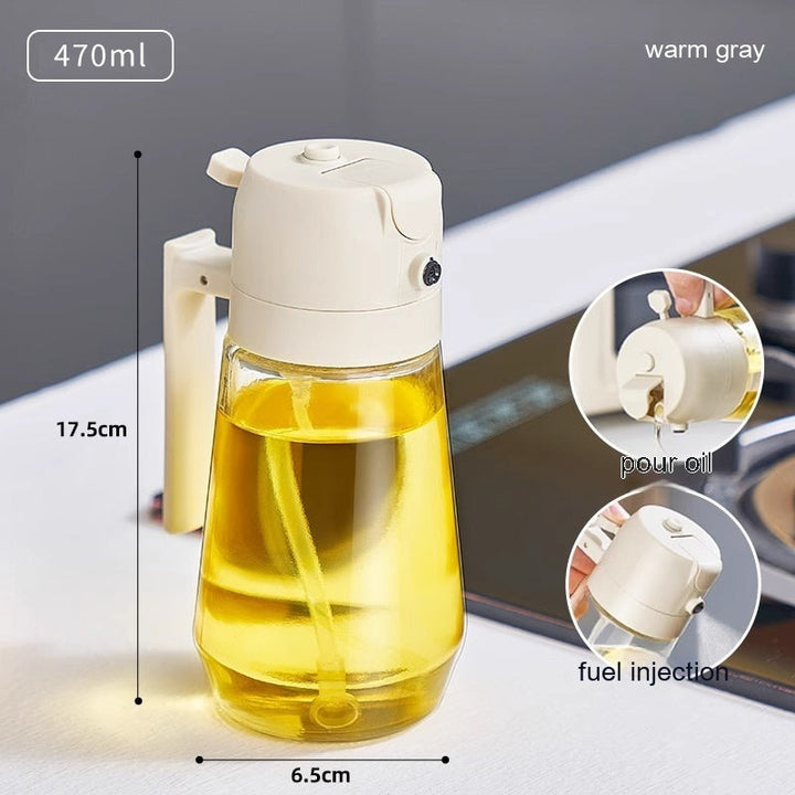 2-i-1 470ml Olje- og Eddik Sprayflaske | Skanto
