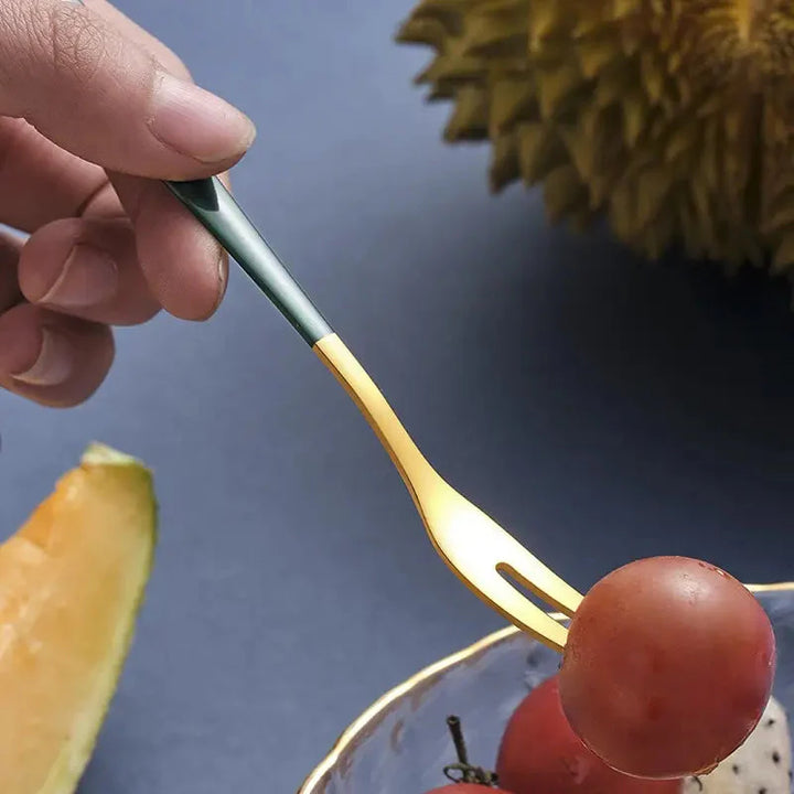 7stk Rustfritt Stål Fruktgaffel Dessert Kakegaffel Salatgaffel | Skanto