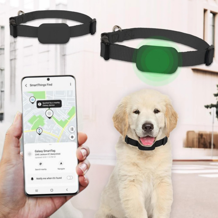 AnimalTracker Mini – Intelligent Bluetooth-Halsband-Tracker for Hunde and Katzen