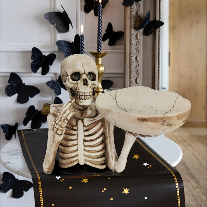 GhoulBowl Hodeskallebolle – Har Halloween godteribolle og gothisk dekorasjon | Skanto
