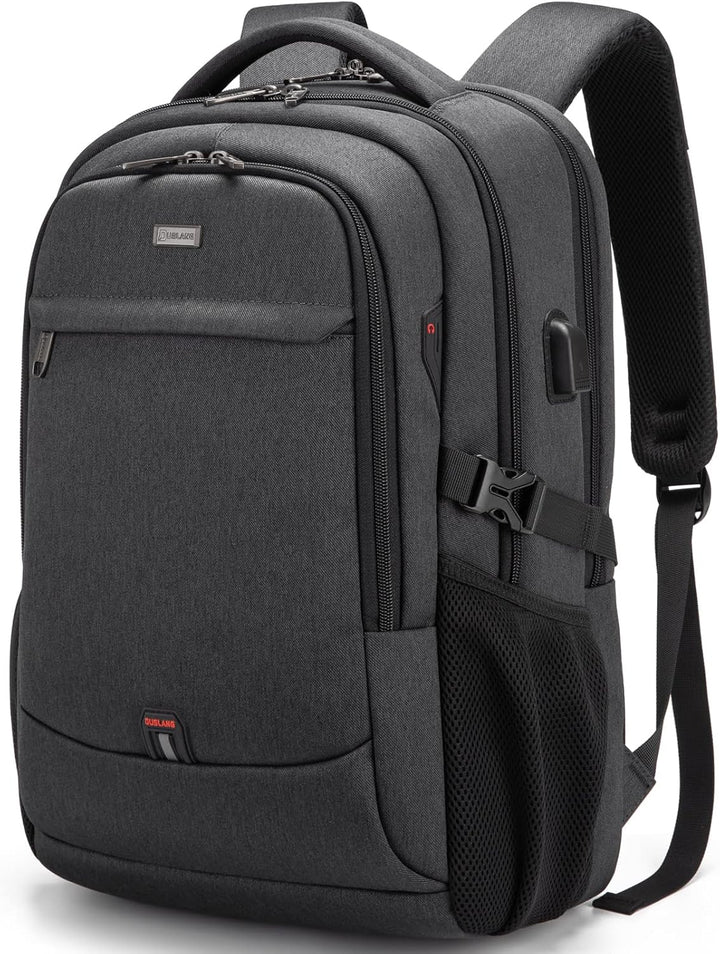 Vanntett reise laptop ryggsekk med USB-port og organisert lagring | Skanto