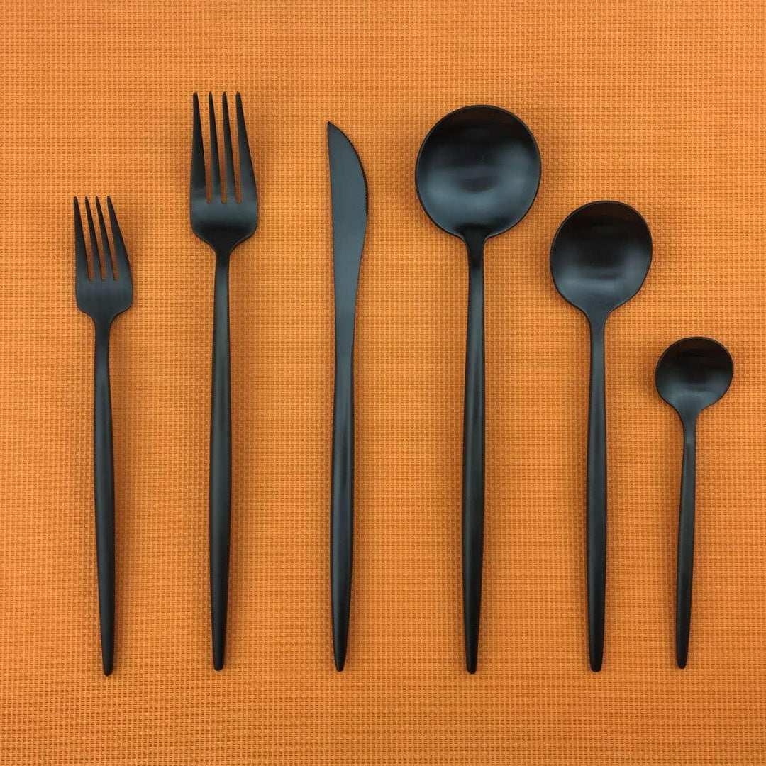 Skanto | Minimalistisk Bestikk 36 Stykker I Rustfritt Stål: Eleganse Og Holdbarhet