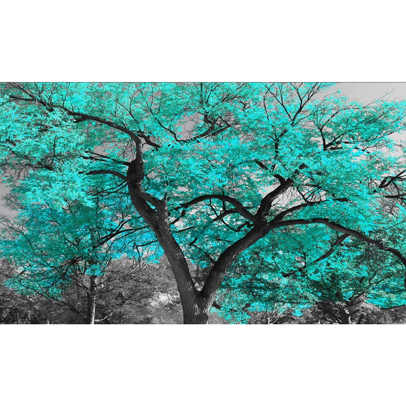 5-Piece Teal Green Canvas Wall Art Painting | Skanto